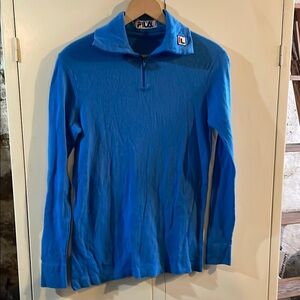 Vintage Fila Blue Long Sleeve Pullover